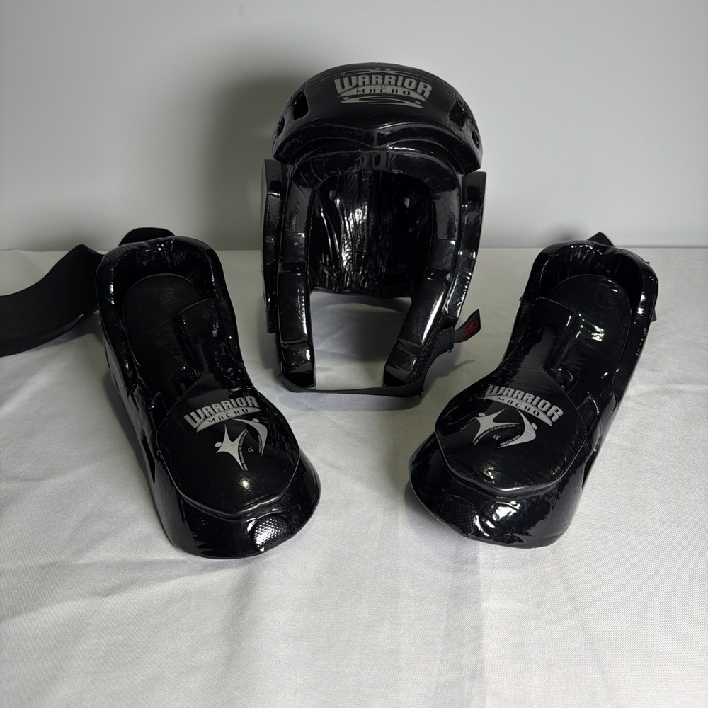 Warrior By Macho Head And Foot Gear Martial Arts Sparring Youth XL